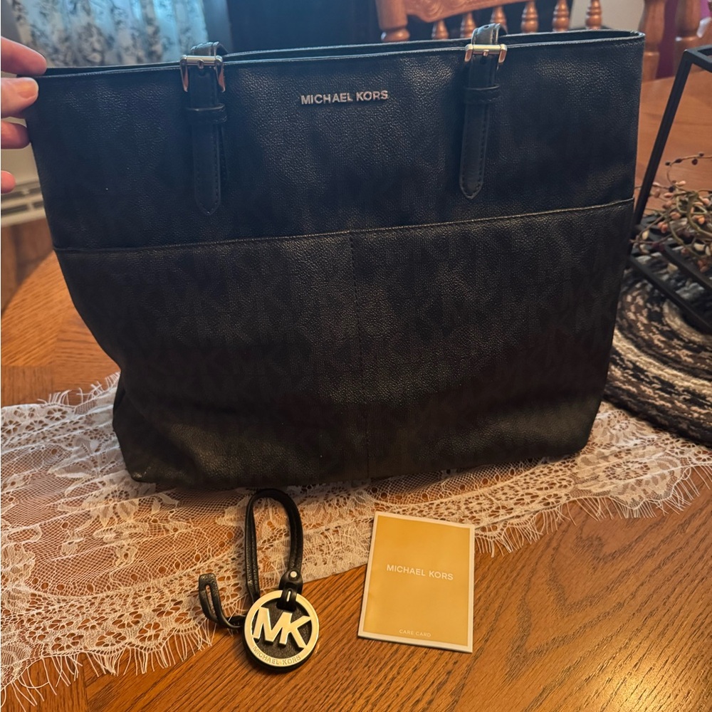 Michael Kors Black Signature Tote